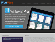 Tablet Screenshot of phatware.com